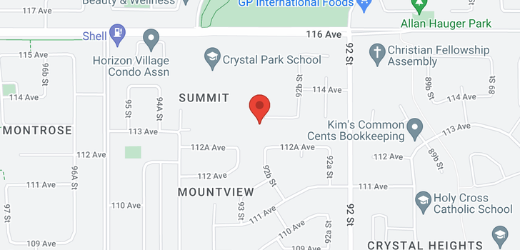 map of 9329 113A Avenue